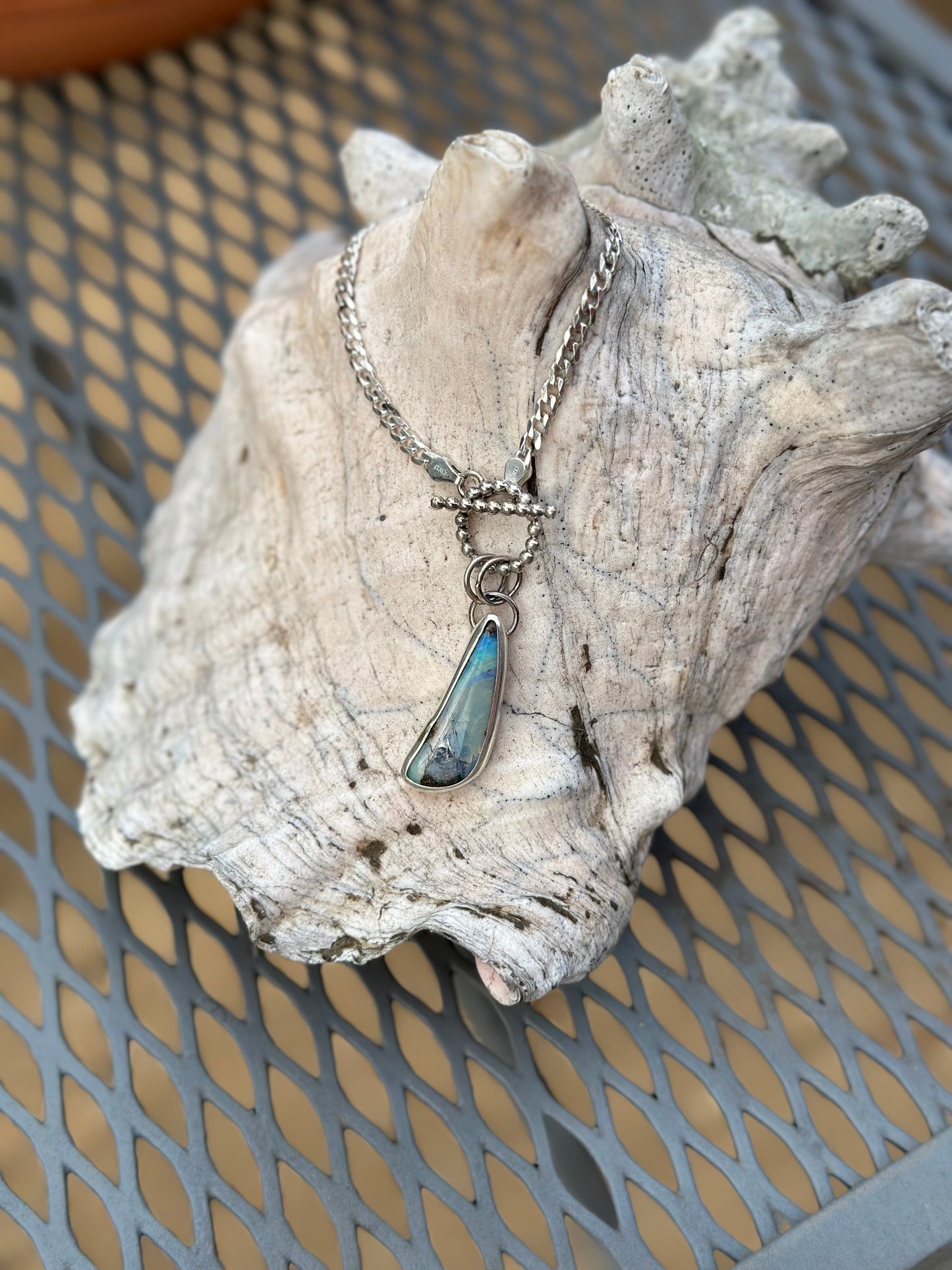 Emily Necklace - Boulder Opal