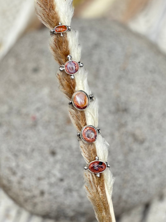 Mexican Fire Opal Ring - .925 SIZE 9