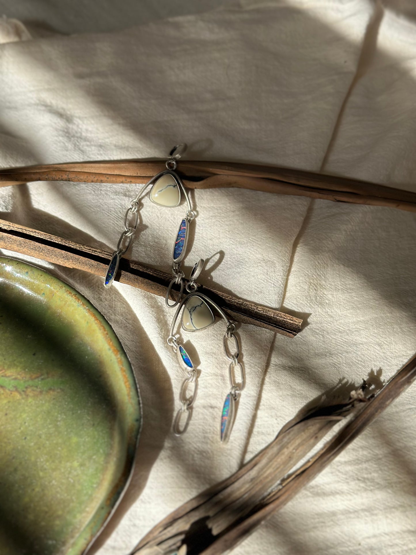 Cami Earrings - Ivory Creek and Coober Pedy